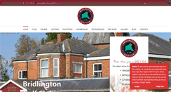 Desktop Screenshot of bridlingtongolfclub.co.uk